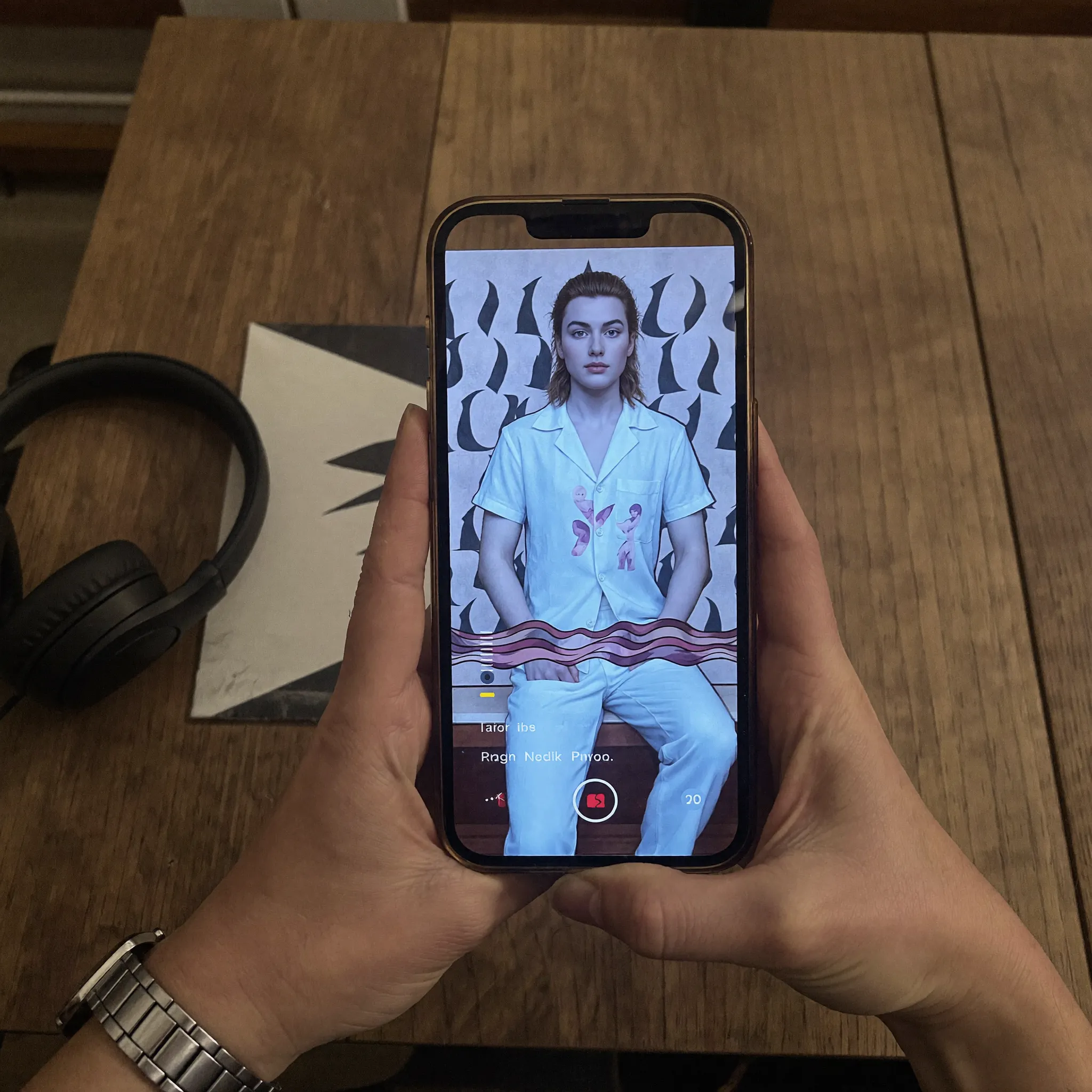 Album cover AR experience
